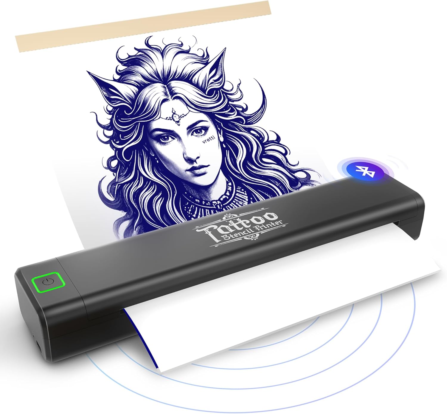 Vretti P84 Tattoo Stencil Printer for Artists & Beginners