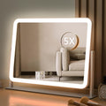 Vanity Mirror with Lights and 5X Magnification - Adjustable LED