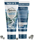 Colloidal Silver Gel for Wound Care 2 Pack - Soothing Topical Gel