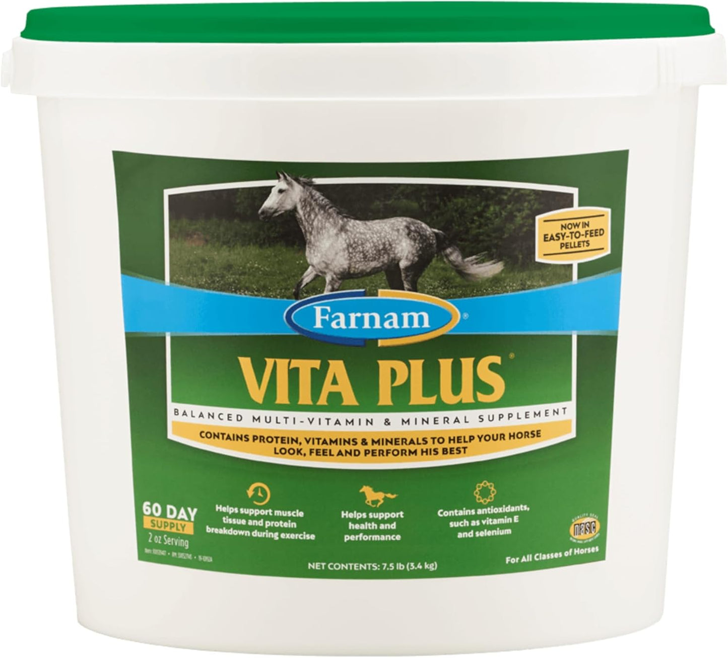Farnam Vita Plus Balanced Multi-Vitamin & Mineral Horse Supplement