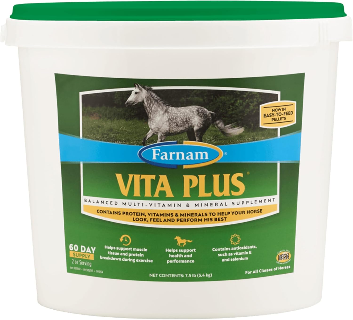 Farnam Vita Plus Balanced Multi-Vitamin & Mineral Horse Supplement