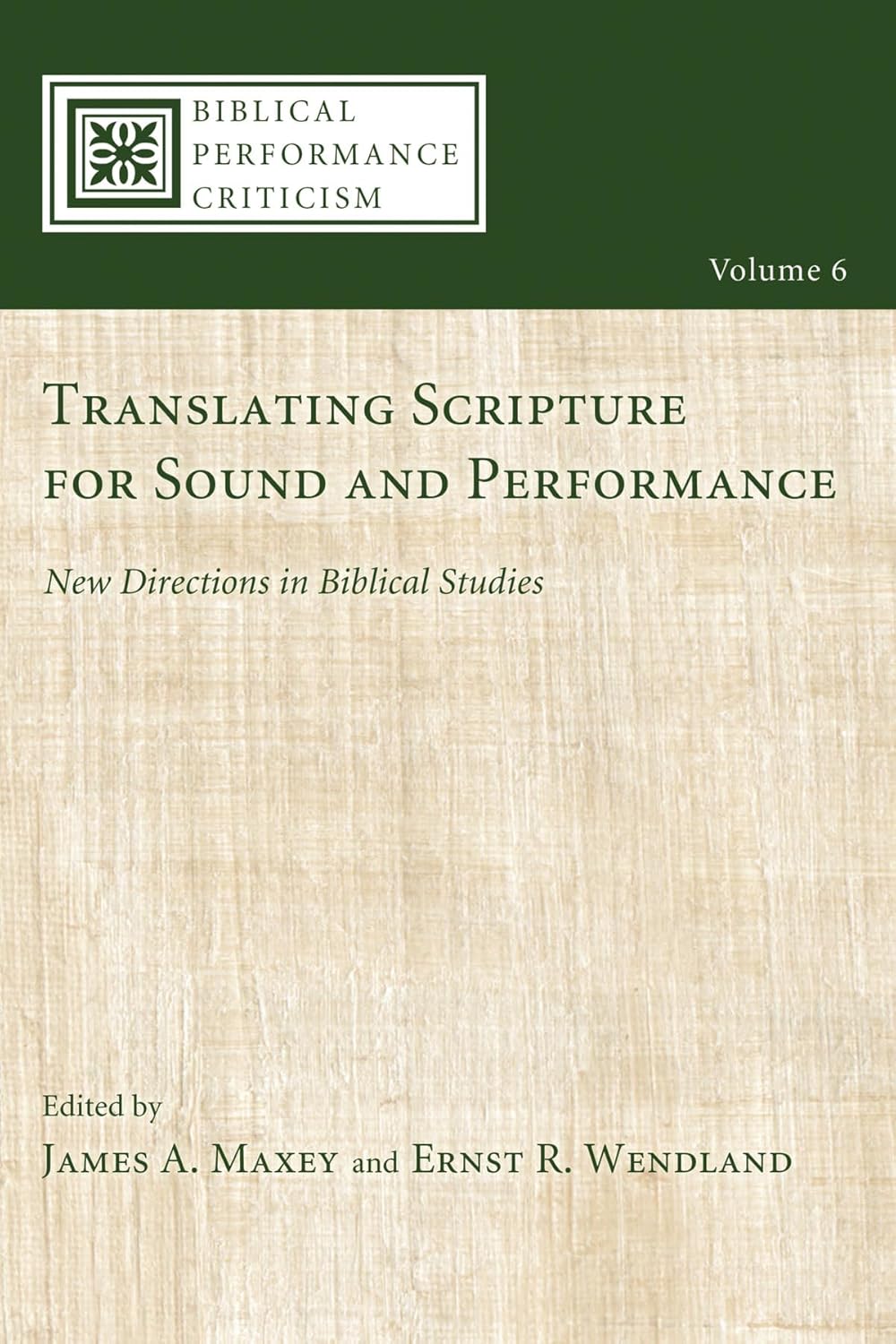 Translating Scripture for Sound and Performance: A Deep Dive