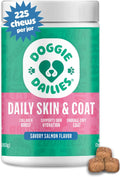Doggie Dailies Skin & Coat Supplement Support - Salmon Soft Chews
