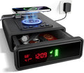 Biometric Smart Safe with Wireless Charging - Compact Nightstand Safe