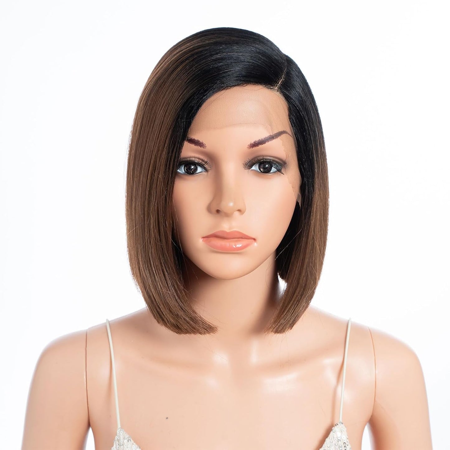 DEBUT Side Part Short Bob Lace Front Wigs for Stylish Looks