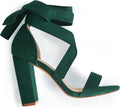 Strappy Heels for Women Chunky Heels High Heeled Sandals - Chic Lace 6