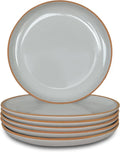 Mora Ceramic Plates Set 7.8 in - Durable, Scratch-Resistant Salad