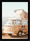 KTKDE A2 Poster Frame Black 16.5x23.4 in - Versatile Wall Display