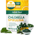 Chlorella Spirulina Tablets - Organic Superfood for Energy