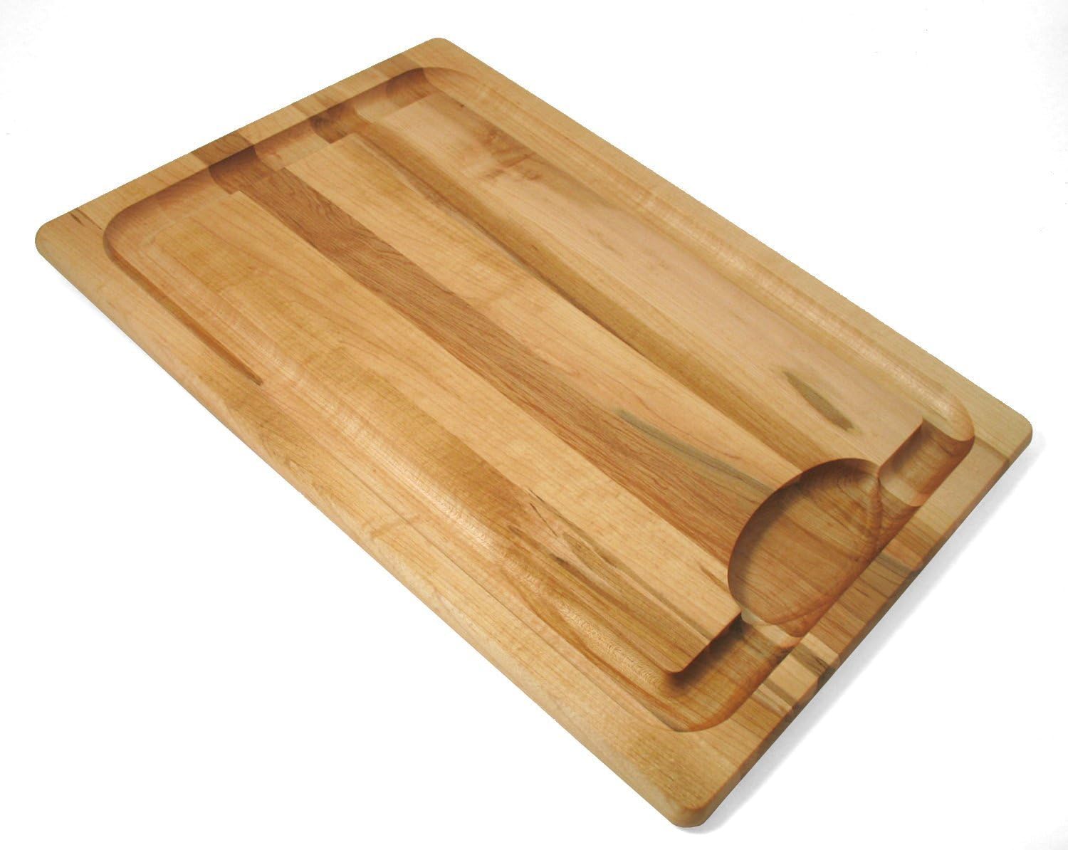 J.K. Adams 20-Inch Maple Wood Carving Board with Juice Groove
