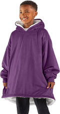 Wearable Blanket Hoodie - Oversized Plush Sherpa Homey - Warm & Cozy