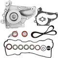 Engine Timing Belt Kit with Water Pump Compatible with 1987-2001