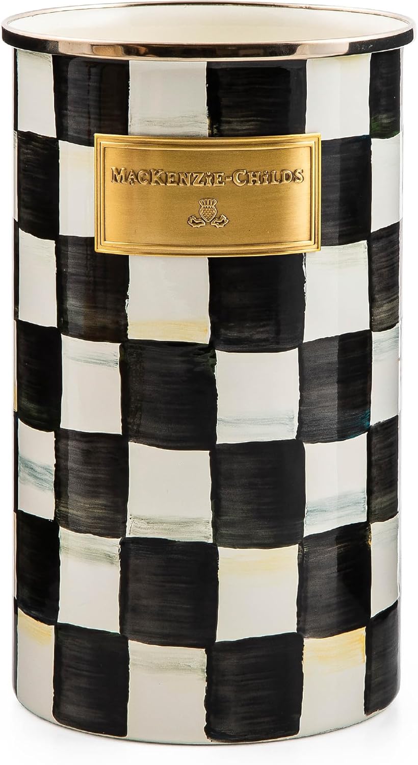 MACKENZIE-CHILDS Enamel Utensil Holder for Stylish Storage