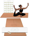 Premium Cork Yoga Mat - Non Slip, Always Lies Flat