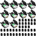 DB9 Breakout Connector 10PCS Kit - Solderless Serial Terminal Adapters
