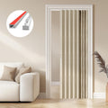 100% Blackout Magnetic Accordion Panel Curtain - Invisible Folding