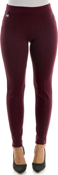 Pull On Ankle Pant with Metal Tab - Flattering Everyday Ponte