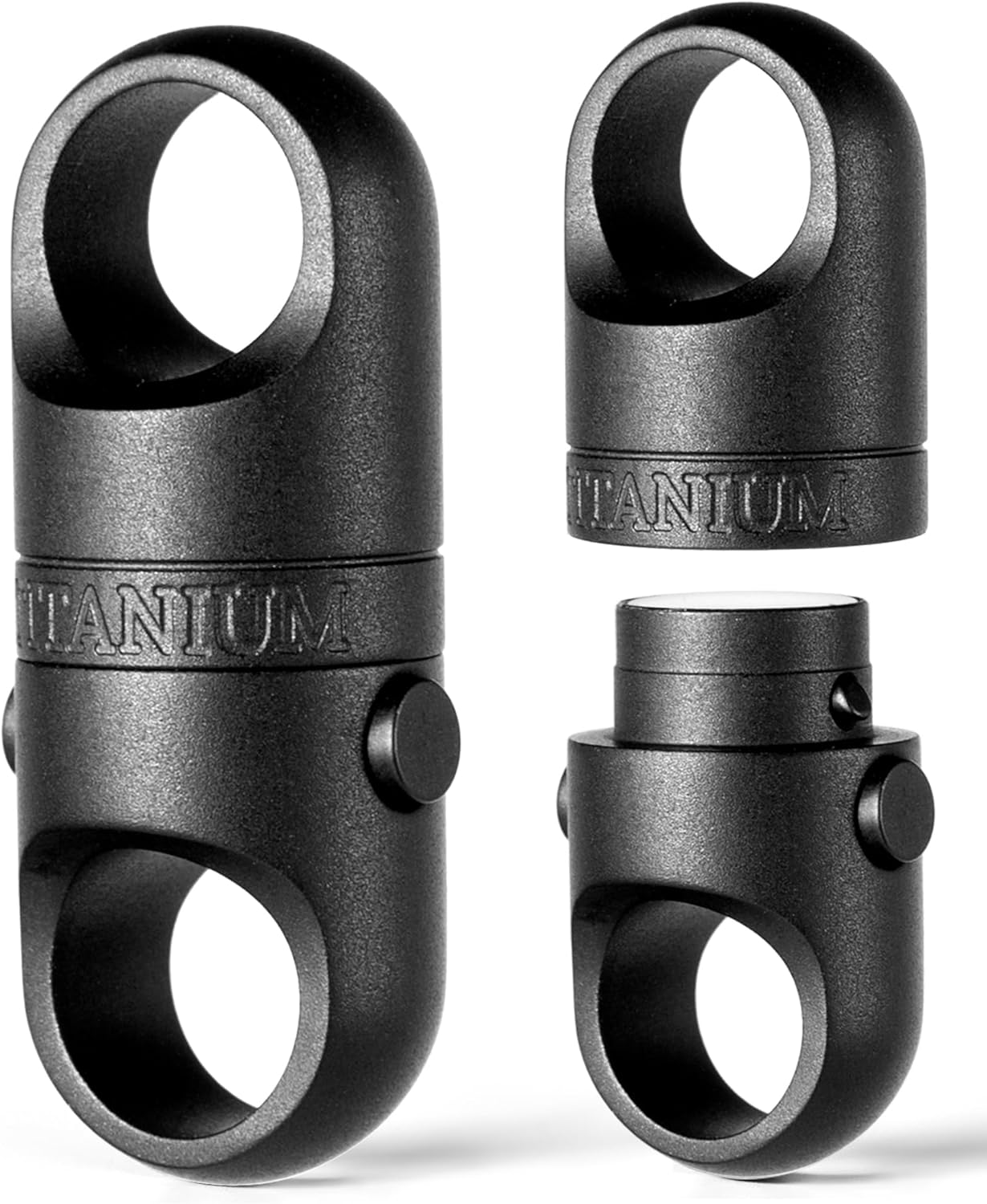 FEGVE Titanium Magnetic Key Holder with Quick Release System