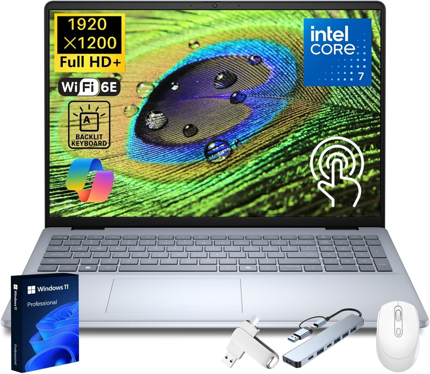 Dell Inspiron 16 5640 Touchscreen Laptop for Business & Study