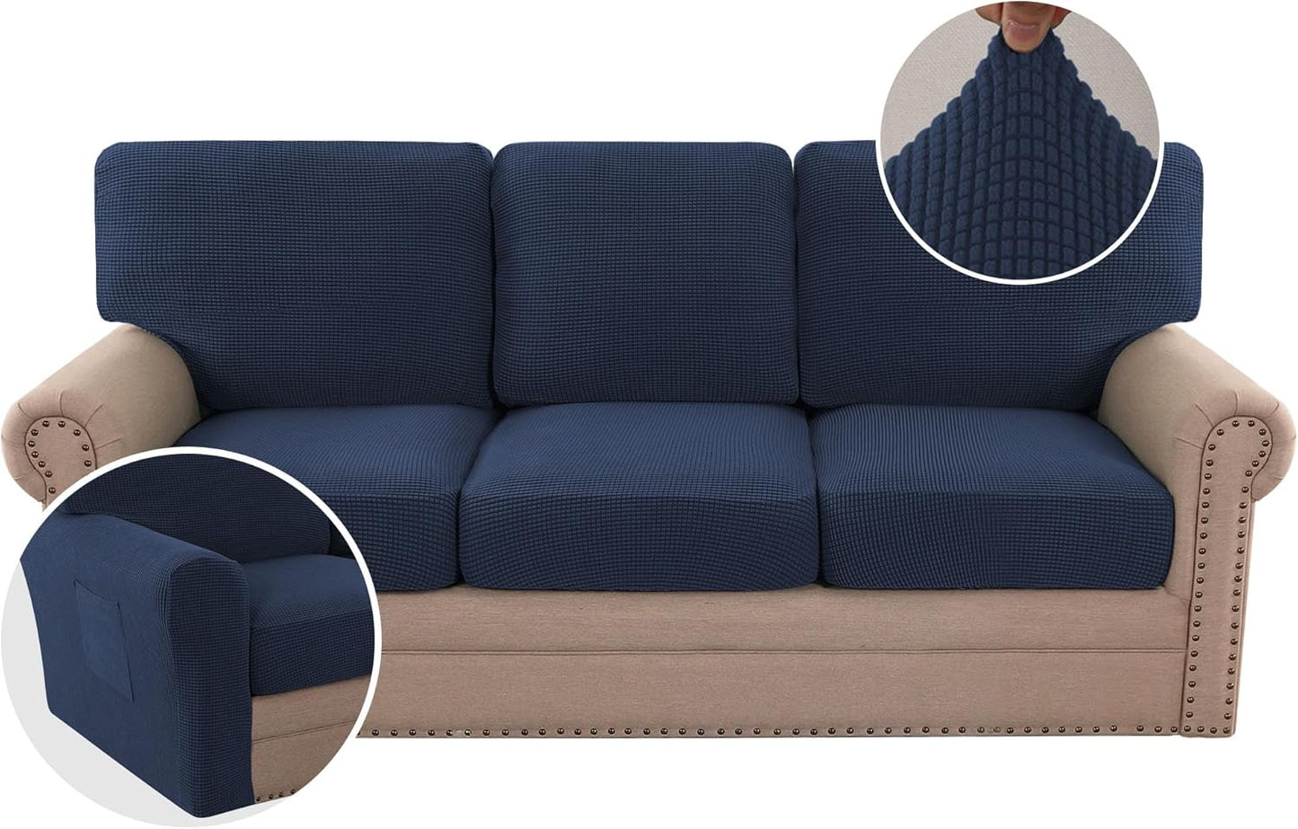 H.VERSAILTEX Multi-Pieces Sofa Covers for Custom Fit Protection