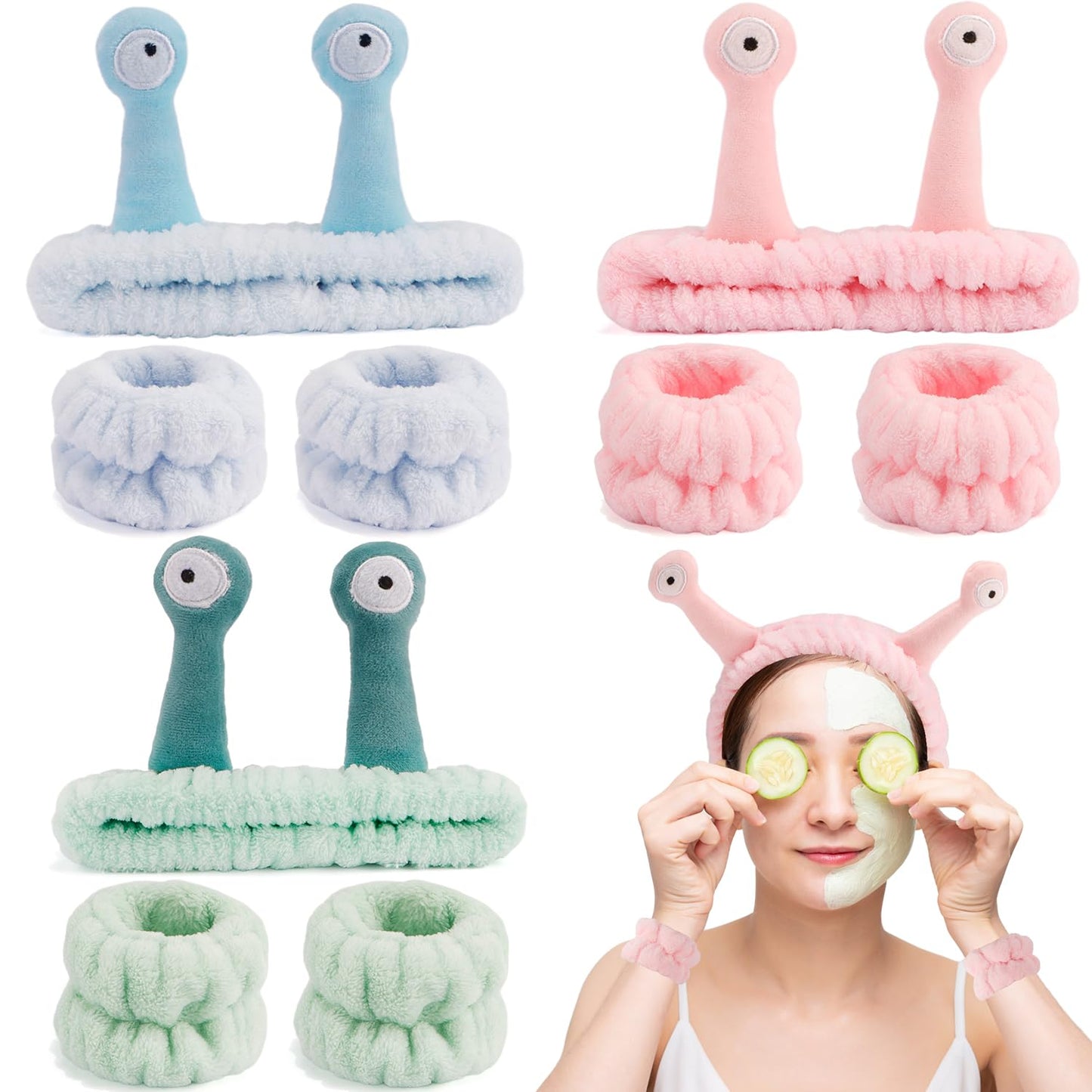 7-in-1 Snail Spa Headband Set by SuPoo