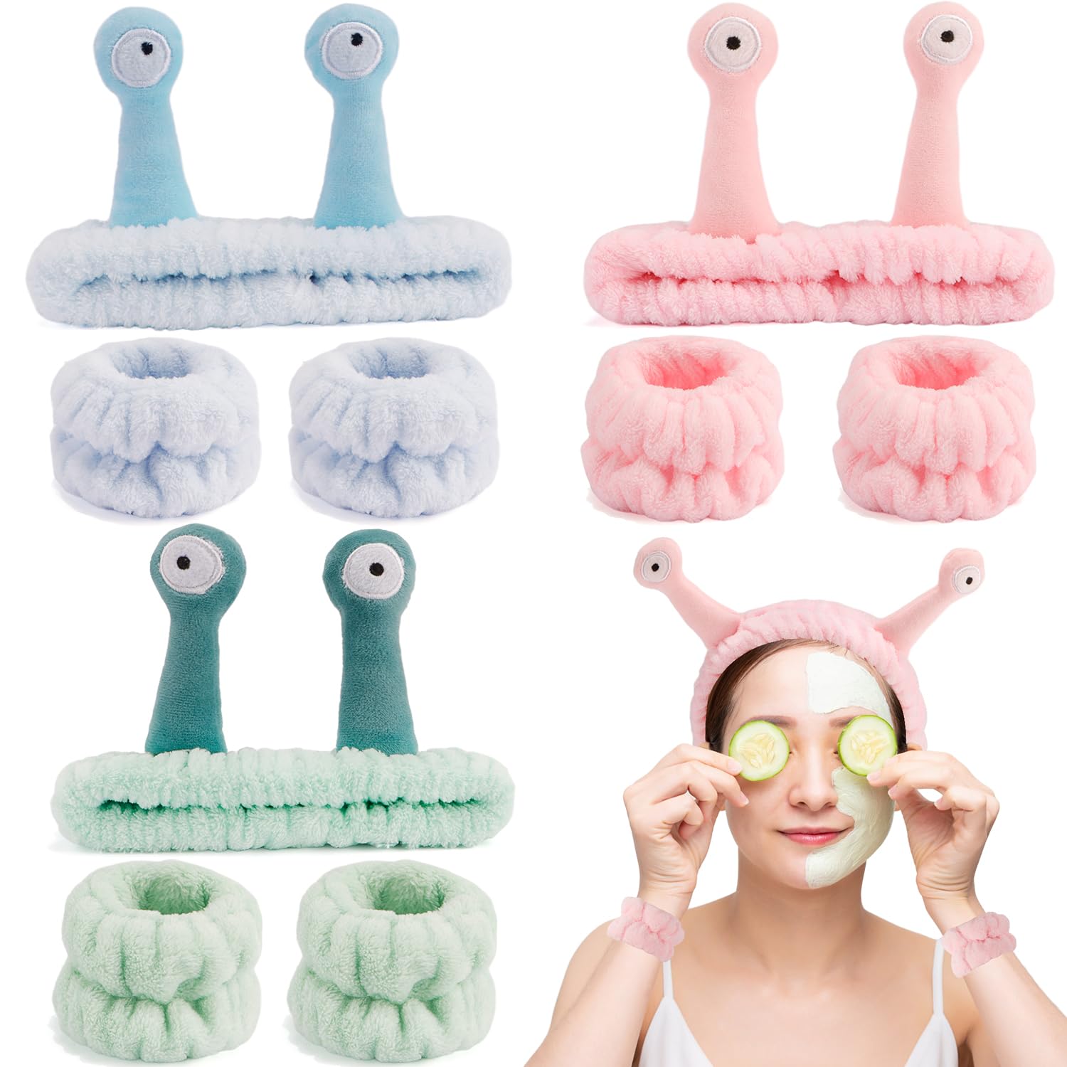 7-in-1 Snail Spa Headband Set by SuPoo