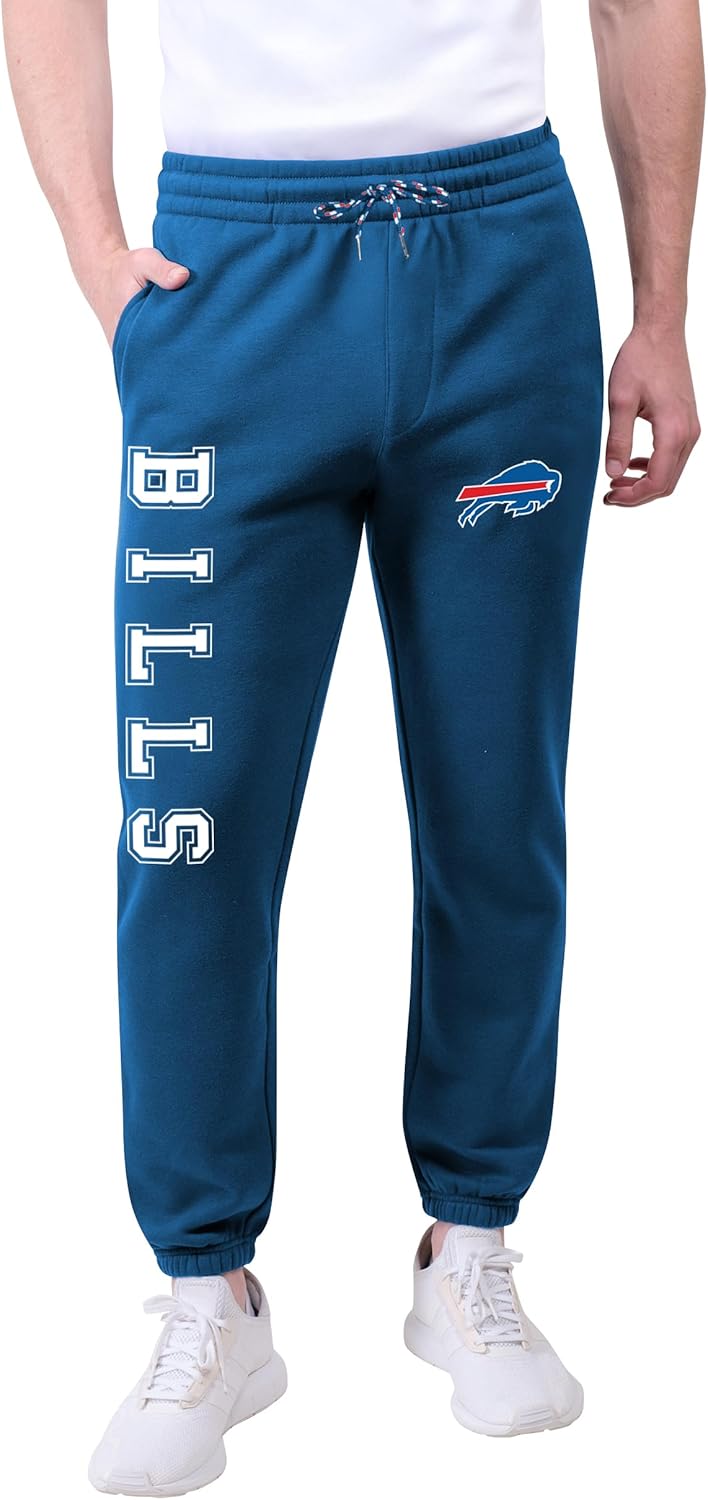 Ultra Game Men's NFL Official Active Super Soft Fleece Joggers