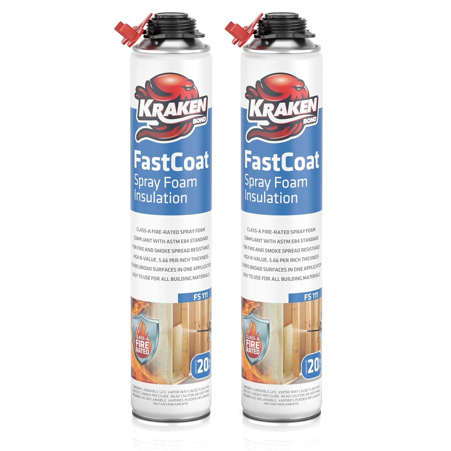 Kraken Bond Fastcoat Fire Rated Spray Foam Insulation Kit