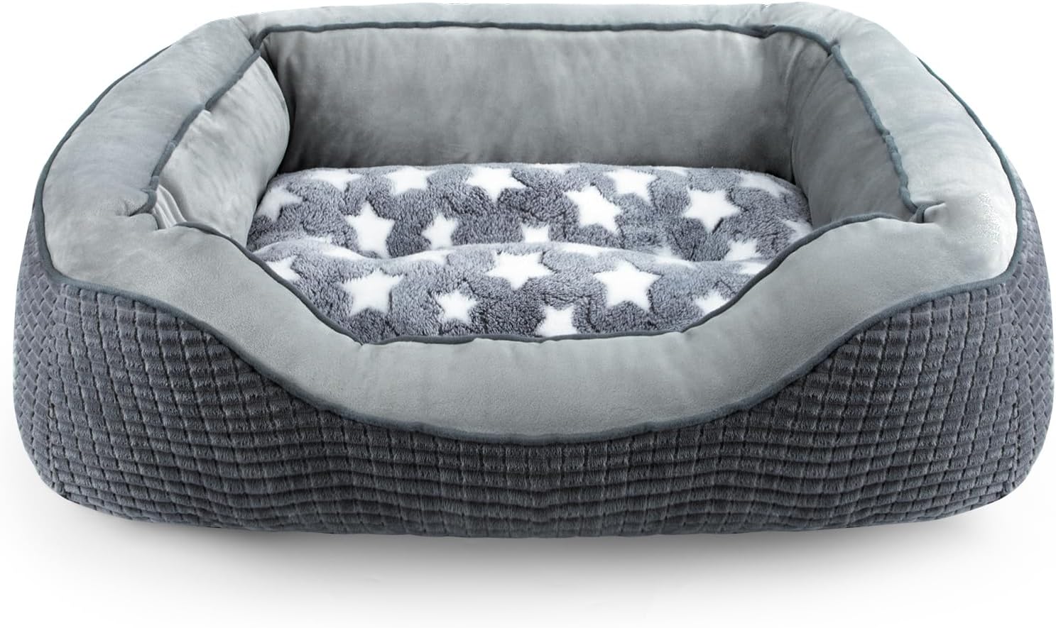 SIWA MARY Dog Bed for Medium Small Dogs - Soft Calming Cuddler