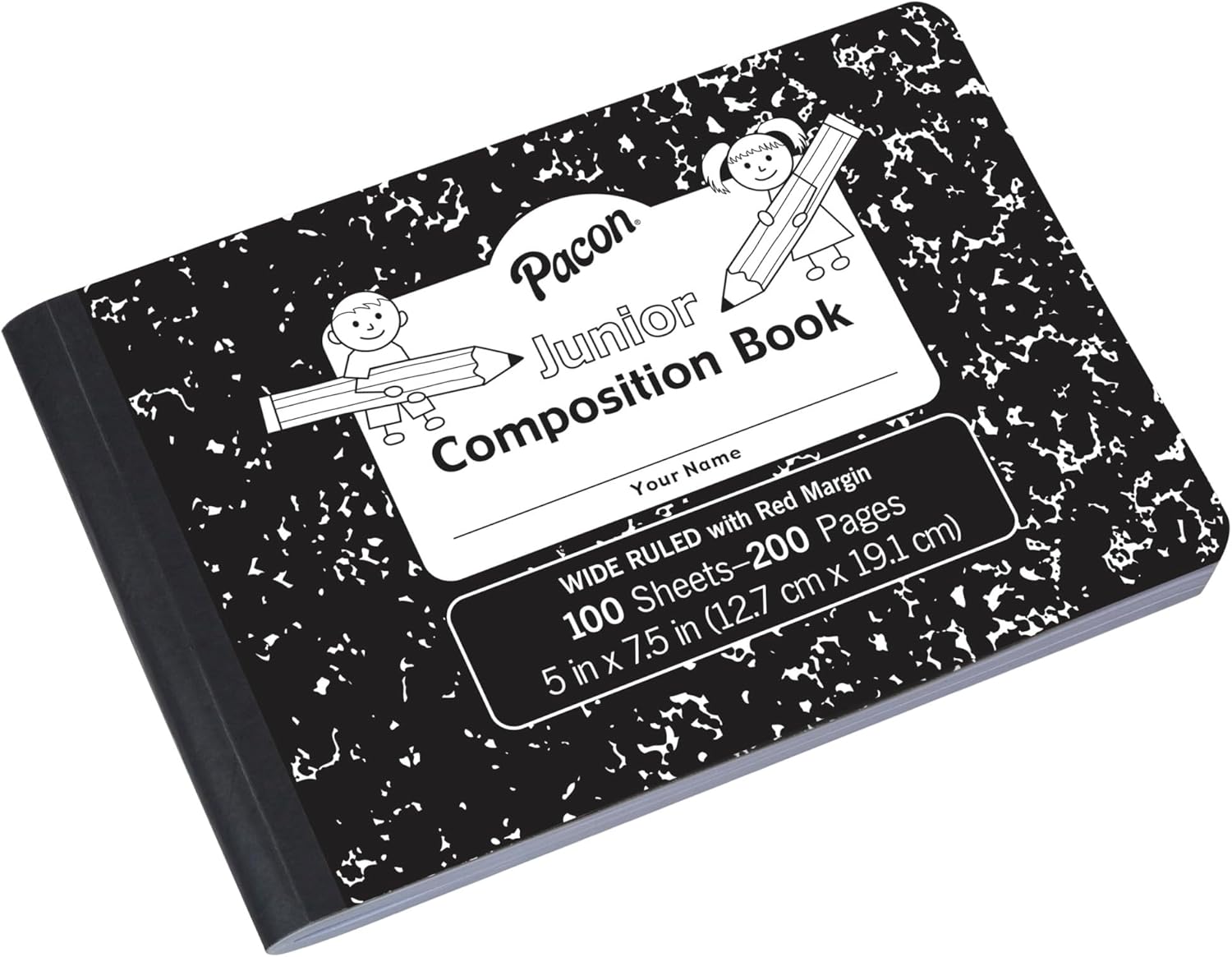 Pacon Junior Composition Book - Compact Size, 100 Sheets