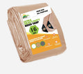 16 MIL Thick Ultra Heavy Duty Beige Tarp 8x16 ft - Heavy Duty