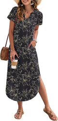 MISFAY Women's Summer Casual Maxi Dress - Comfortable Beach Sundress