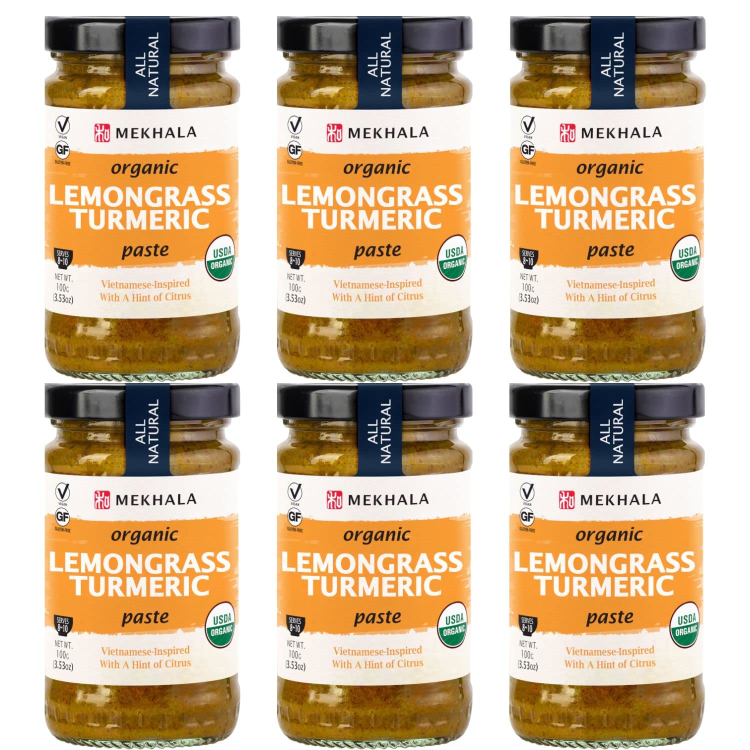 Mekhala Organic Lemongrass Turmeric Cooking Paste for Easy Meals