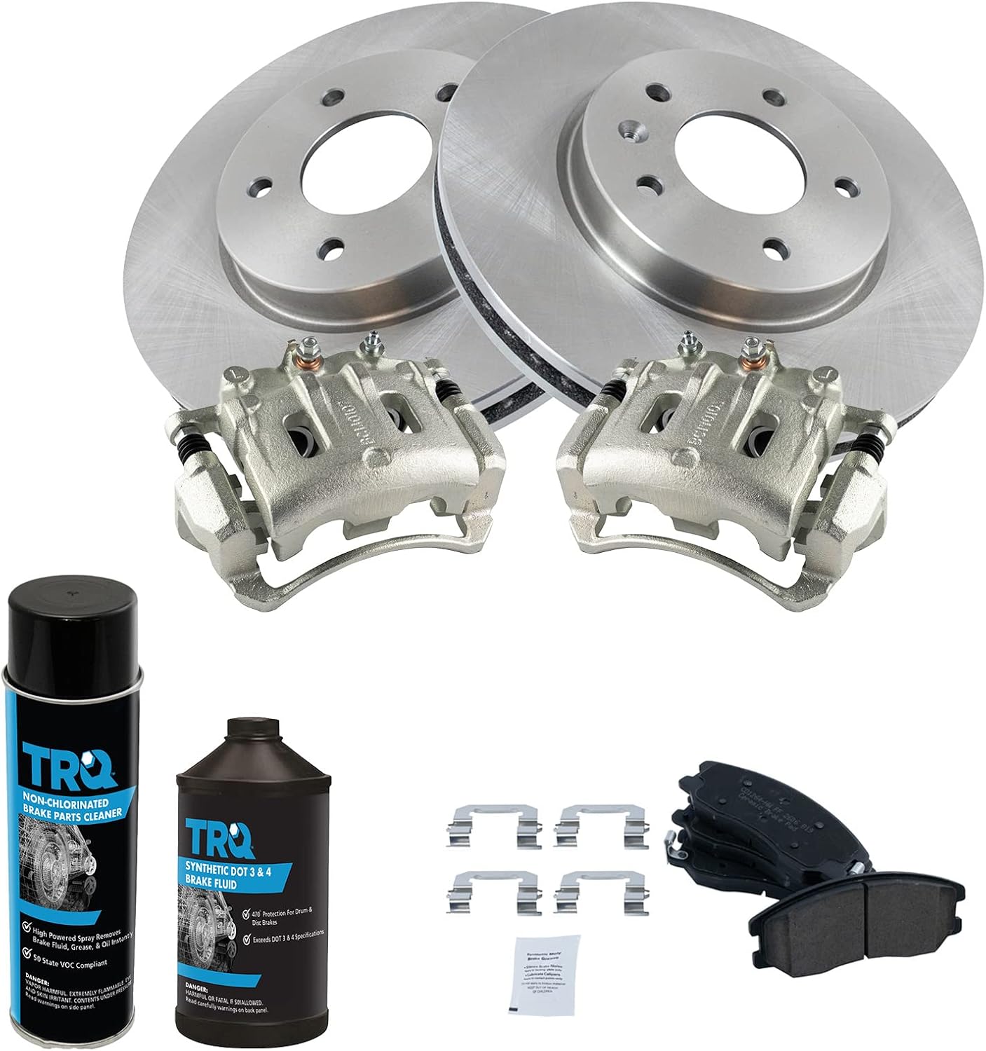 TRQ Front Brake Pad & Rotor Kit for Chevrolet Captiva Sport