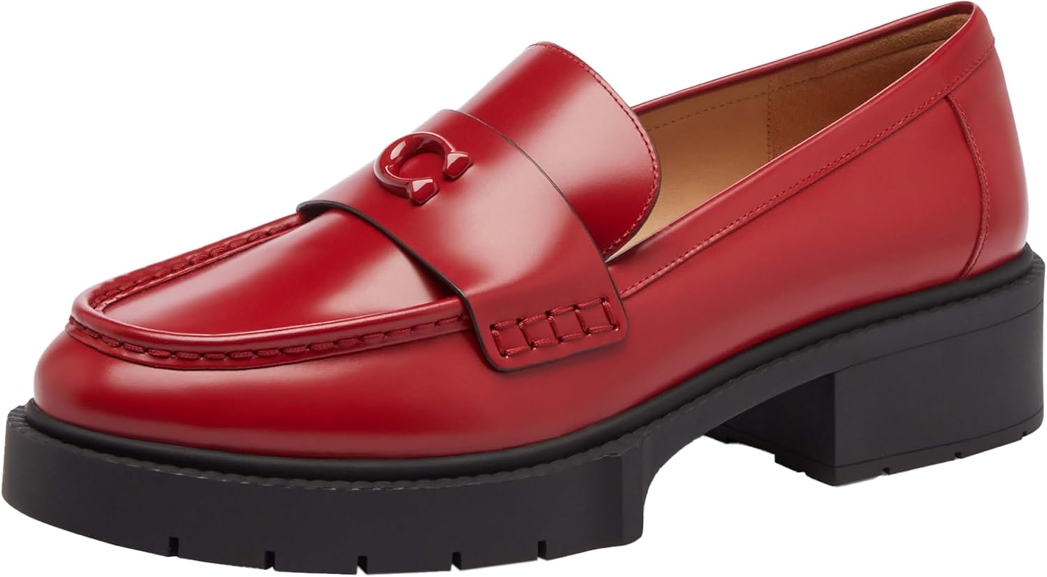 COACH Women's Leah Platform Loafers for Timeless Style and Comfort