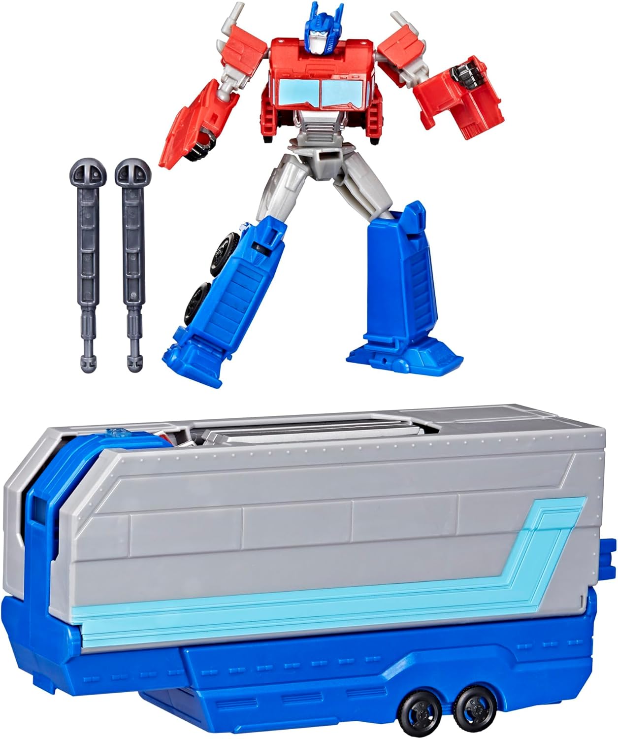 Transformers EarthSpark Optimus Prime Battle Trailer Playset Review