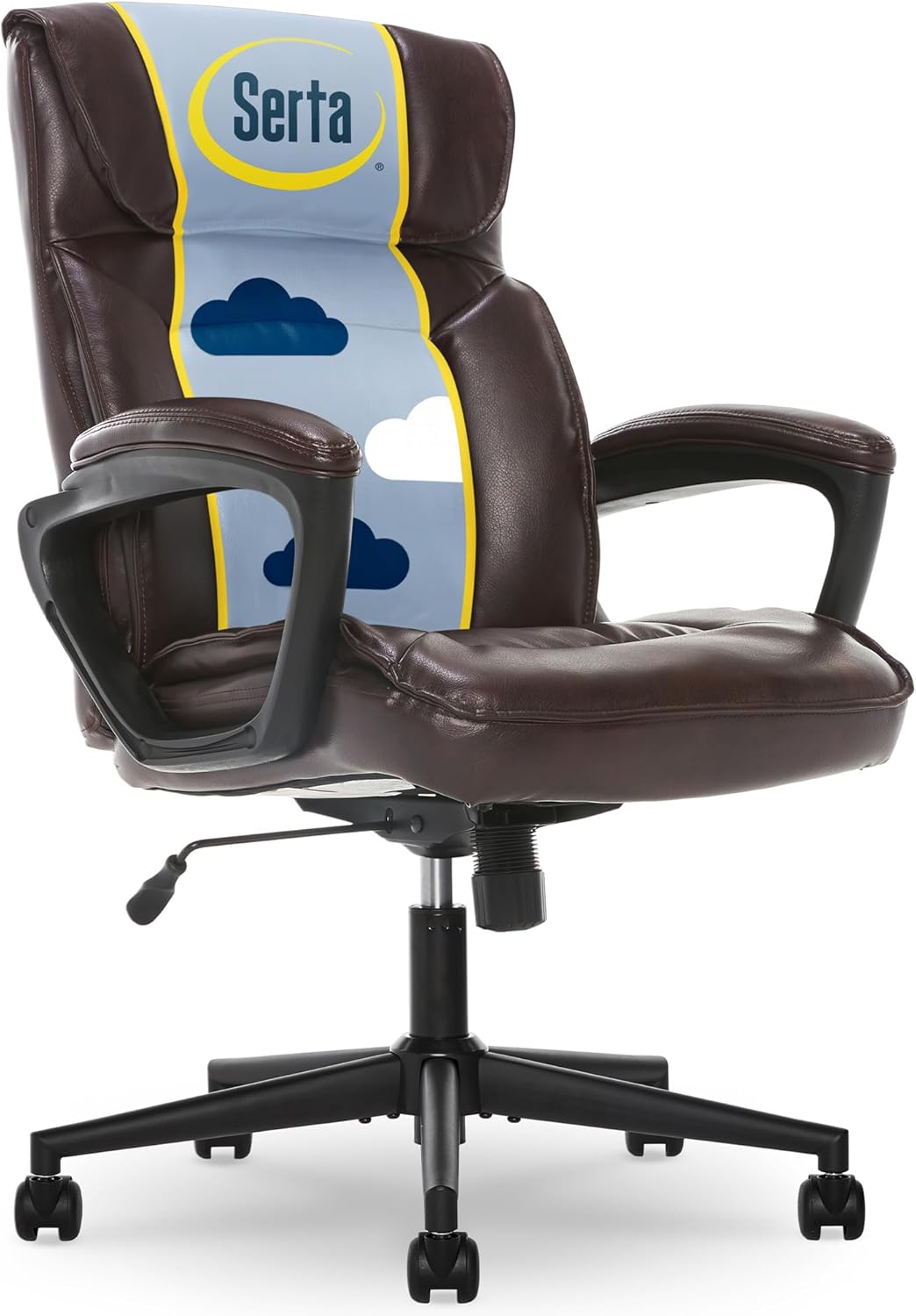 Serta Executive Desk Chair: Ergonomic Lumbar Support