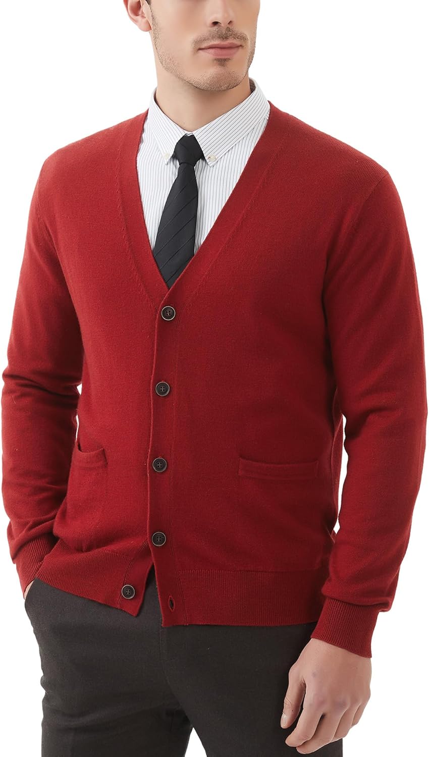 Kallspin Men's Cardigan Sweaters for Comfort and Style