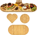 Bamboo Charcuterie Boards and Knife Set - Extra Large 36in Party