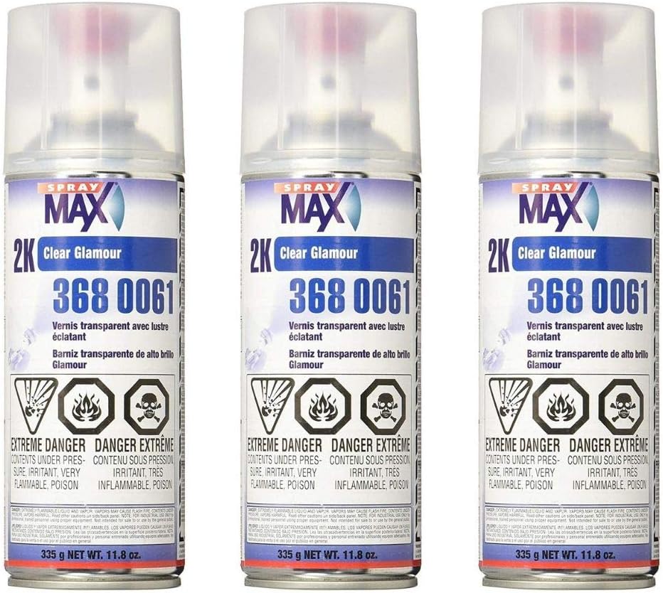 USC SprayMax 2K Glamour High Gloss Aerosol Clear for Perfection