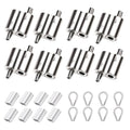 24 Pcs Wire Cable Clamps Kit for 1/16 in Wire Rope - Secure Rigging