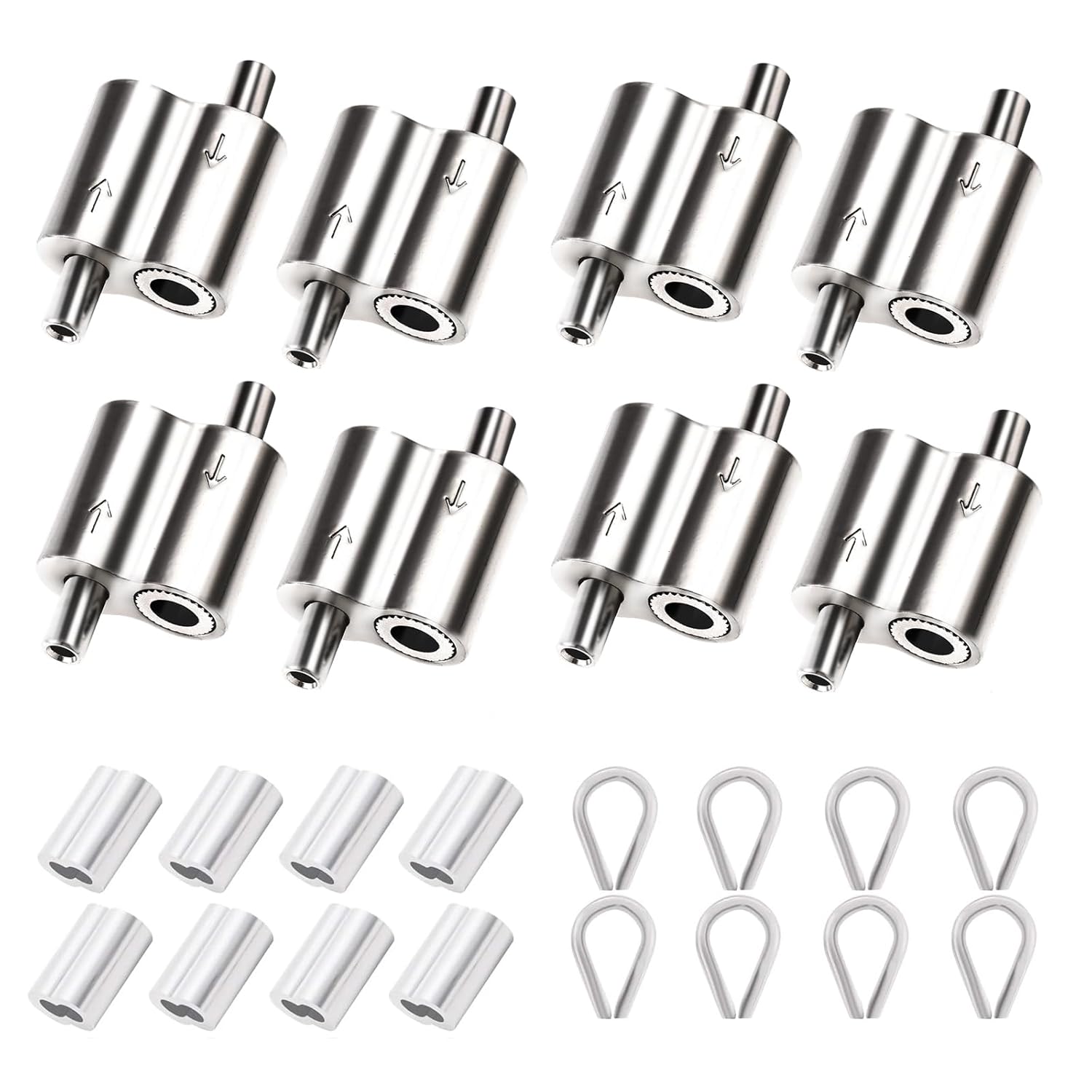 Wire Rope Clamps Kit - Secure 1/16 Ropes - GoalMad