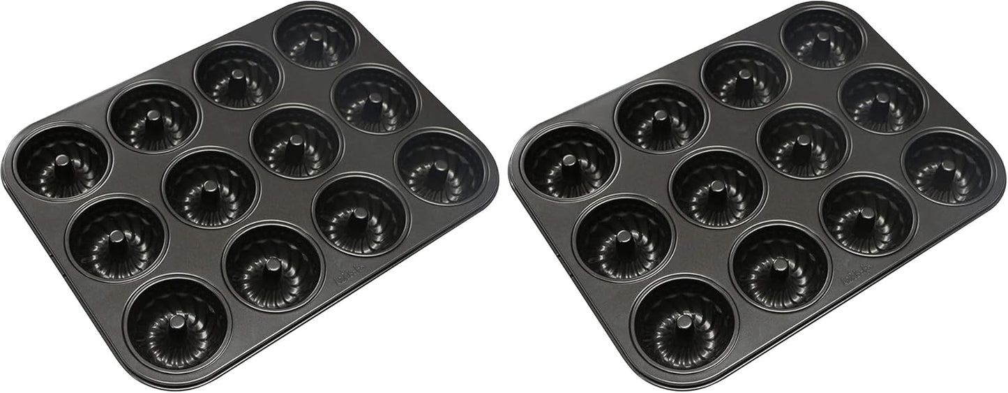 Webake Mini Fluted Tube Cake Pan for Perfect Mini Cakes
