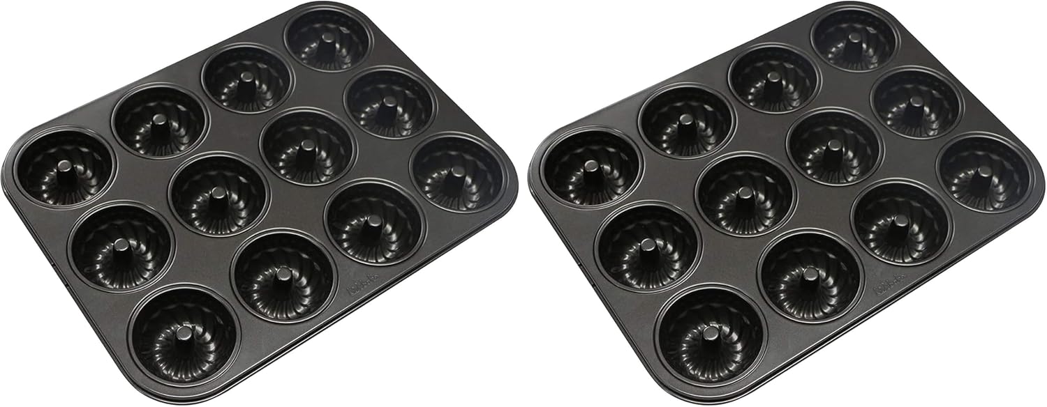 Webake Mini Fluted Tube Cake Pan for Perfect Mini Cakes