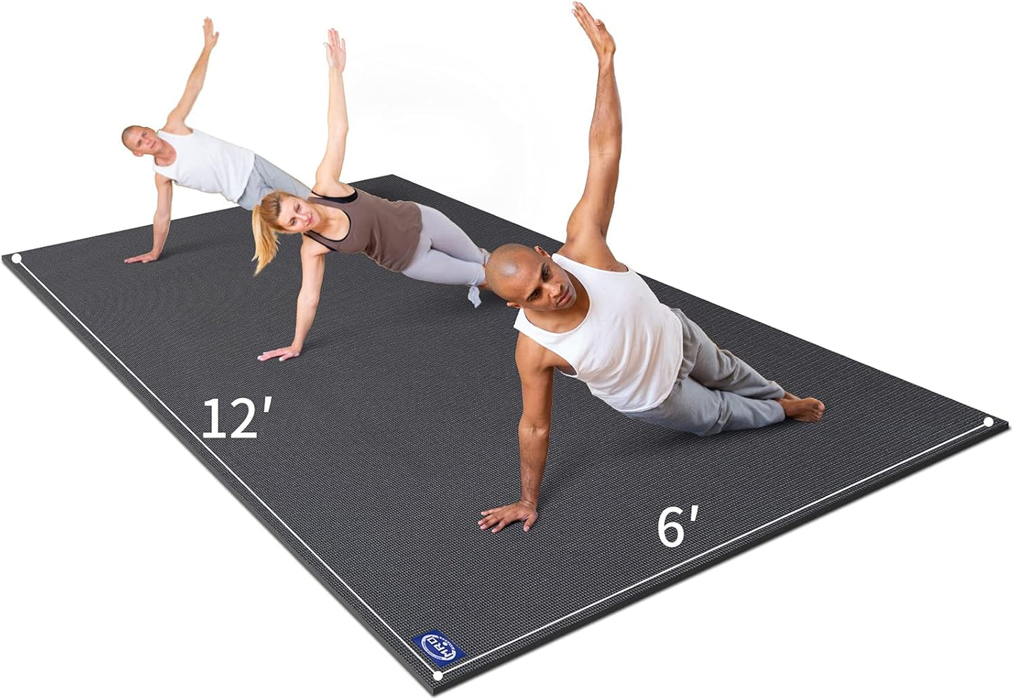 MRO Extra Large Yoga Mat for Comfortable Home Workouts