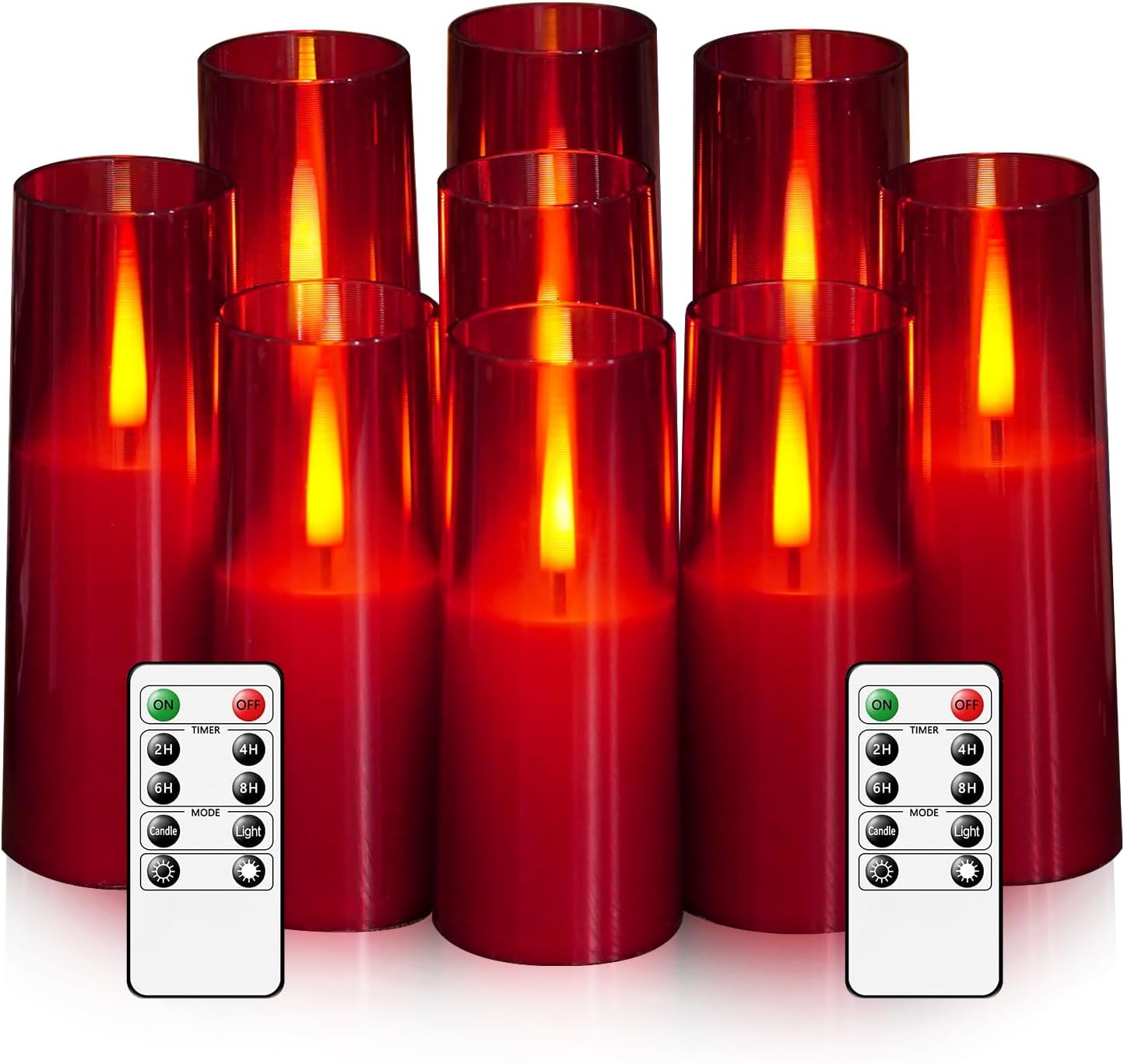 Flickering Flameless Candles with Remote for Home Decor
