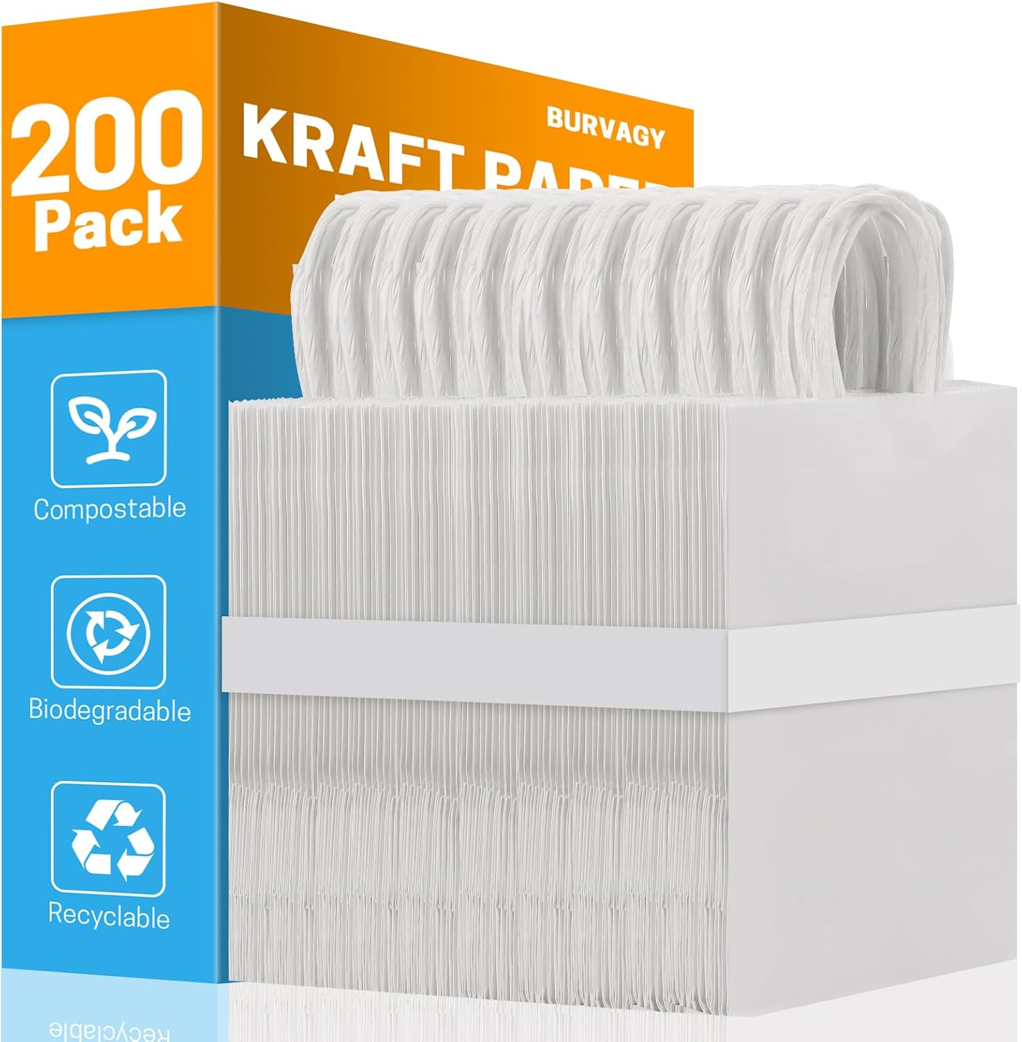 200Pcs Small Kraft Paper Gift Bags with Handles for Every Occasion