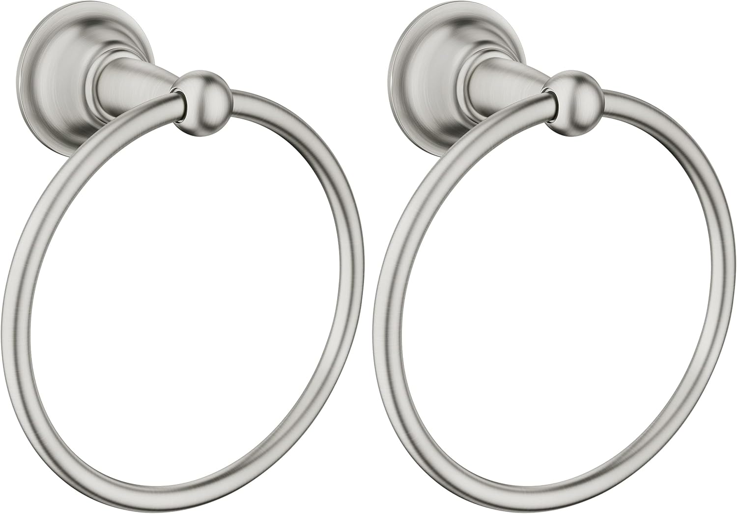 Moen DN6886BN Sage Single Post Towel Ring for Bathroom Use