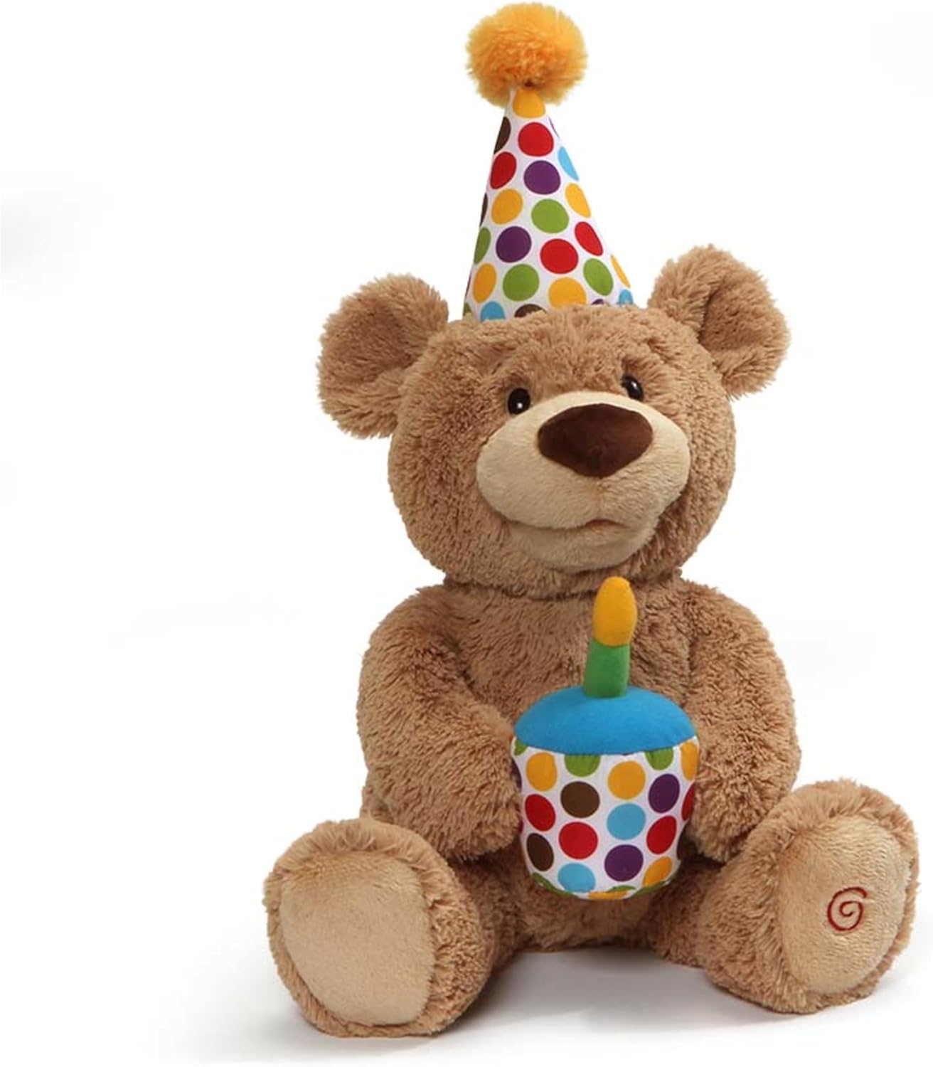 GUND Happy Birthday Teddy Bear Animated Plush Toy for Kids