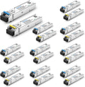 QSFPTEK 1.25G SFP BIDI Transceiver 1000Base-BX - 3KM Reliable Link